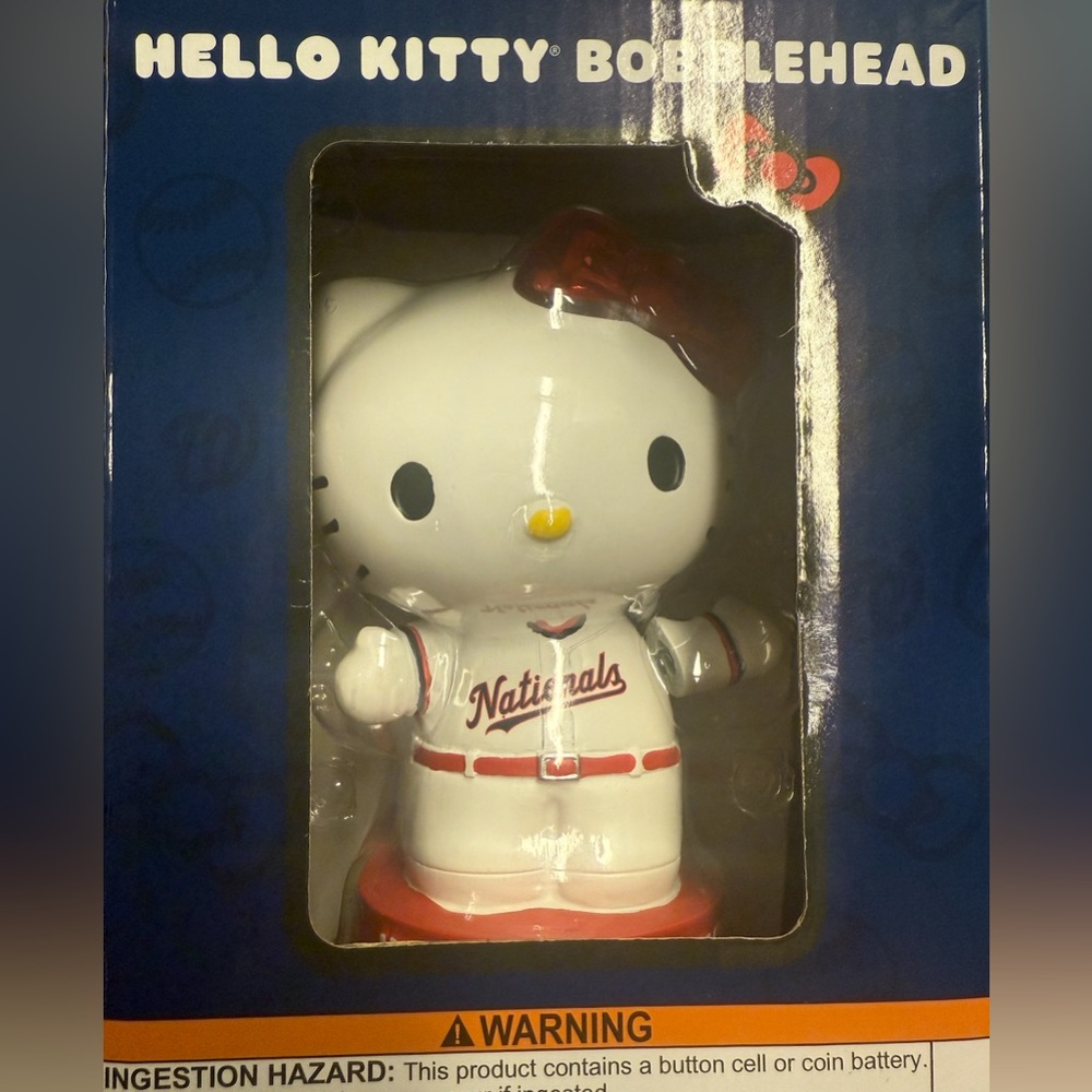 Hello Kitty Nationals Bobblehead LIMITED EDITION